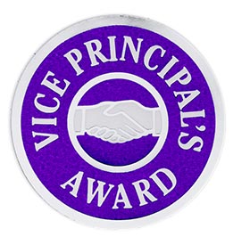 Metallic Vice Principal's Award sticker