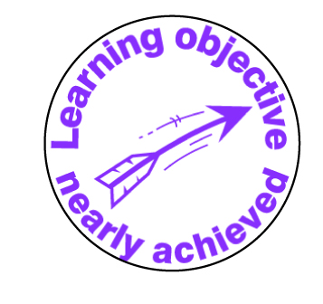 Learning Objective Nearly Achieved stamper