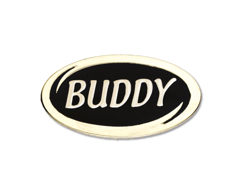 Buddy badge (pack of 5)