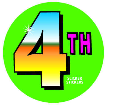 4th sticker 30mm
