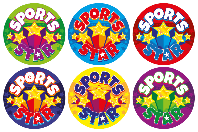 Sports Star sticker multipack