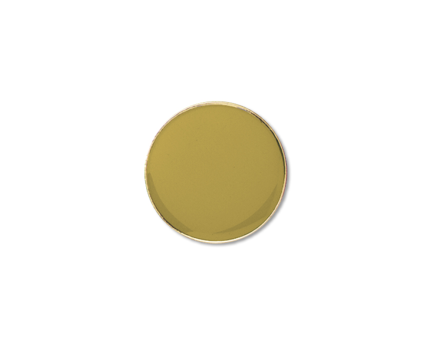 TINY CIRCLE enamel badge (pack of5) - Gold