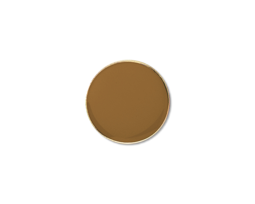 Tiny Bronze Circle Enamel badge (pack of 5)