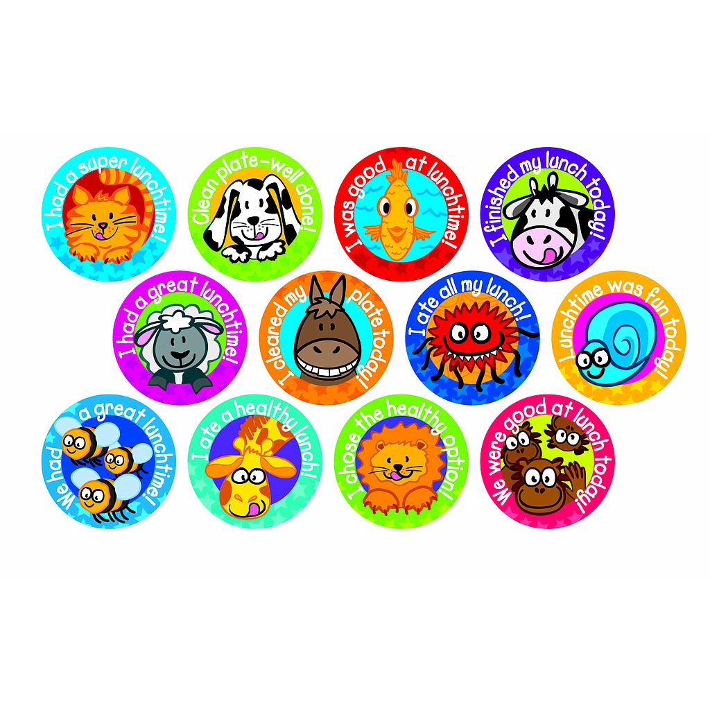 Lunchtime sticker bumper pack