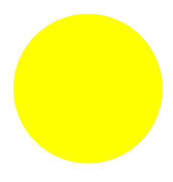 YELLOW 43mm dots (80 per pack)