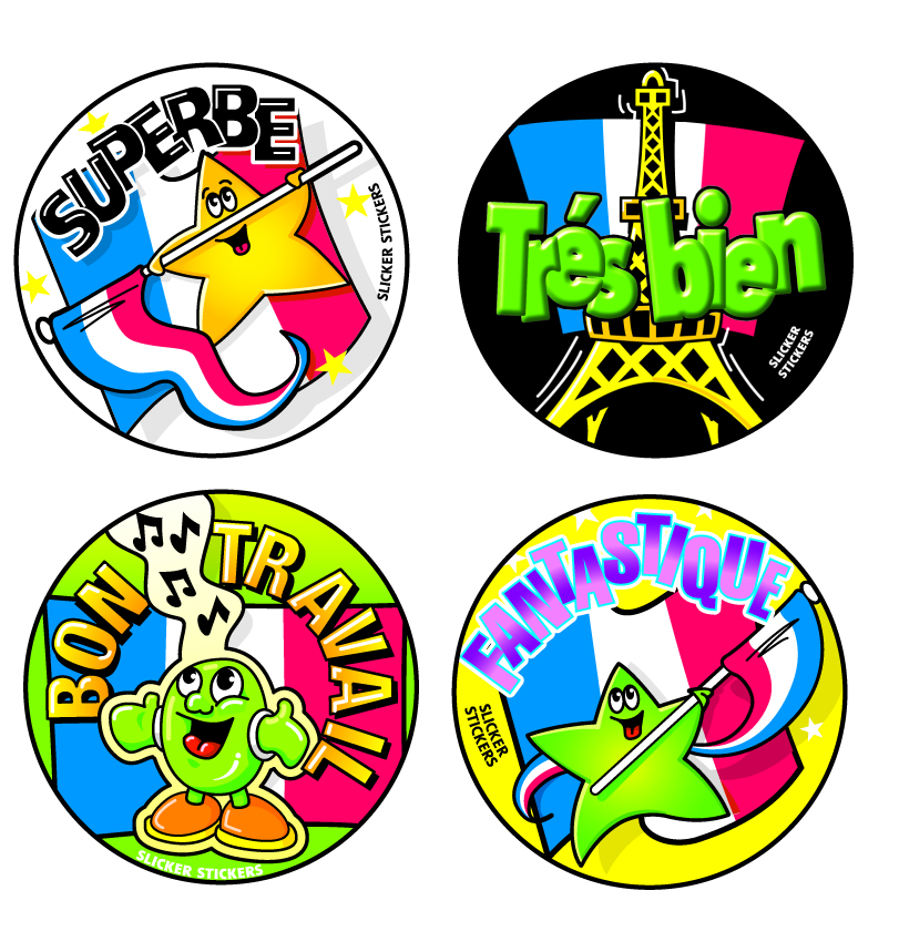 French Quad pack sticker