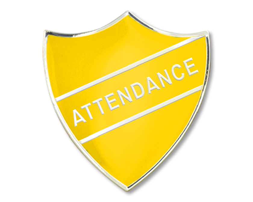 Attendance enamel badge (pack of 5)