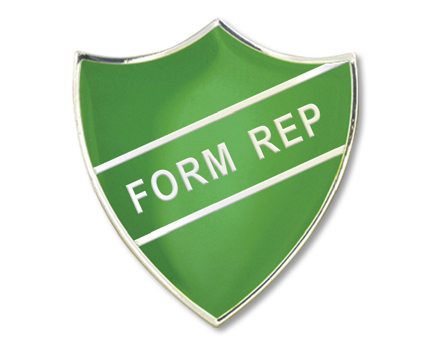 FORM REP badge in green (pack of 5)