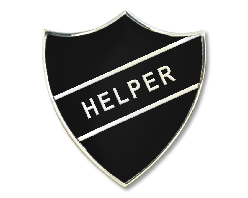 Helper Enamel Badge (Pack of 5)