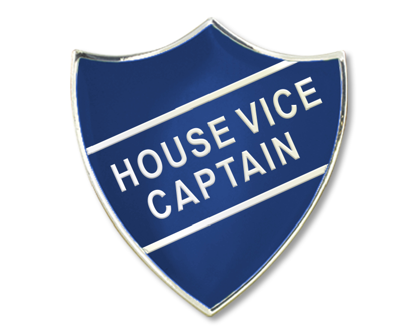 HOUSE VICE CAPTAIN shield badge (Pack of 5) - Blue