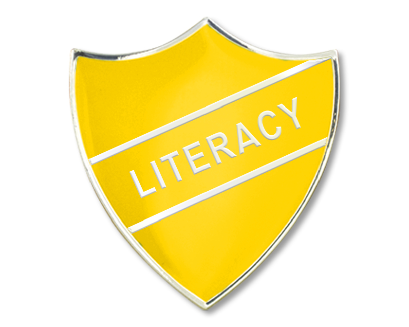 Literacy Enamel Badge (Pack of 5)
