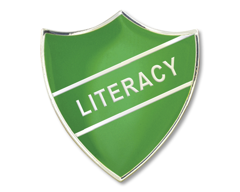 Literacy Enamel Badge (Pack of 5)