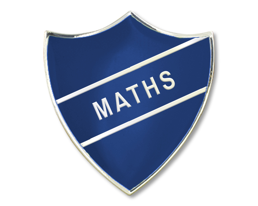 Maths Enamel Badge (Pack of 5)