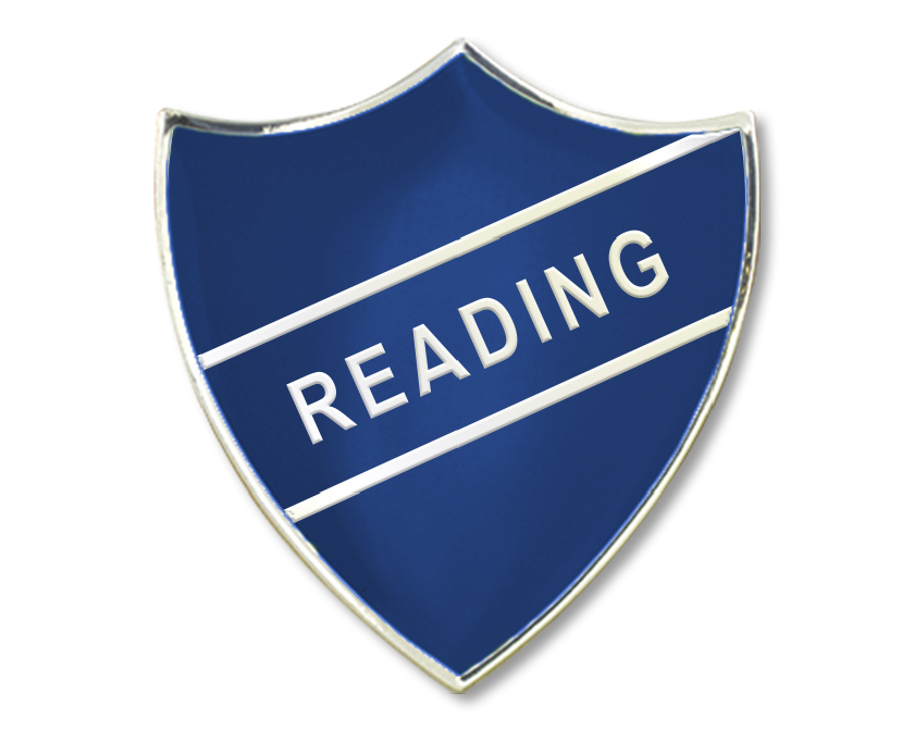 Reading enamel badge (pack of 5)