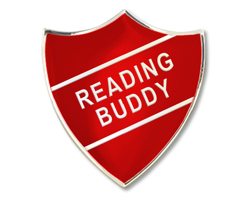 Reading Buddy enamel badge (pack of 5)