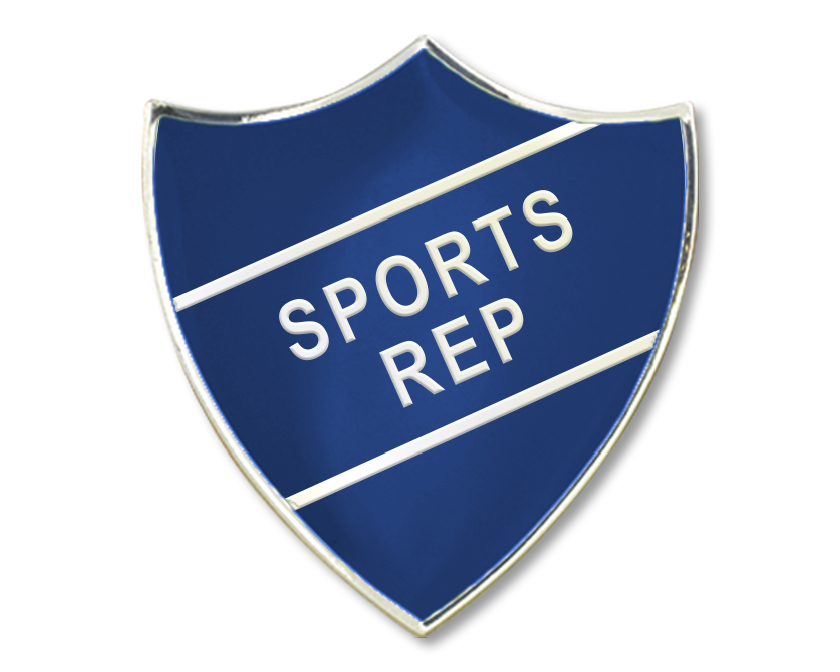 Sports Rep enamel badge (pack of 5)