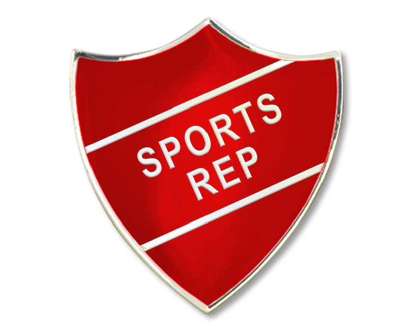Sports Rep enamel badge (pack of 5)