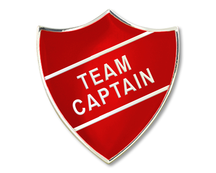 Team Captain Enamel Badge (pack of 5)