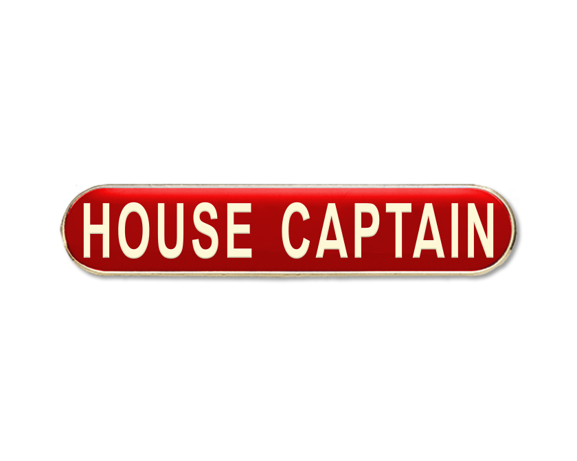 HOUSE CAPTAIN Enamel Badges (Pack of 5)