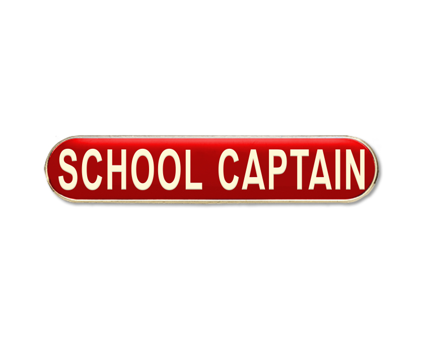 SCHOOL CAPTAIN Enamel Badges (Pack of 5)