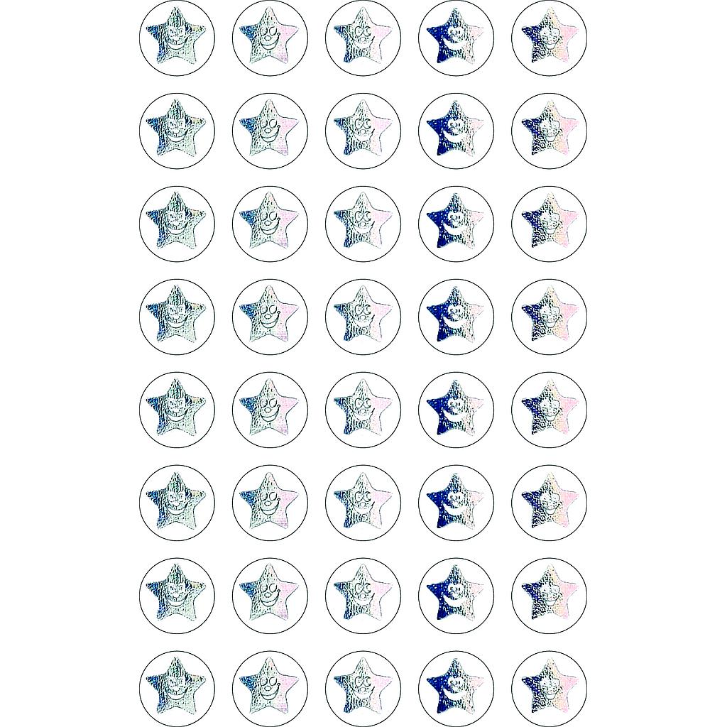 Holographic stars ministicker