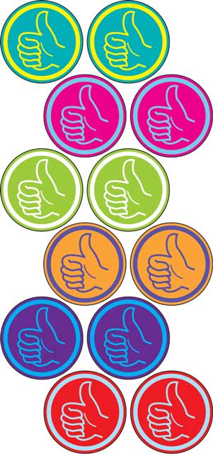 Budget Beater sticker 'Thumbs Up'