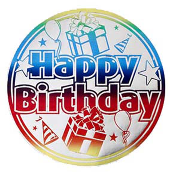 Jumbo Stickers 'Happy Birthday'