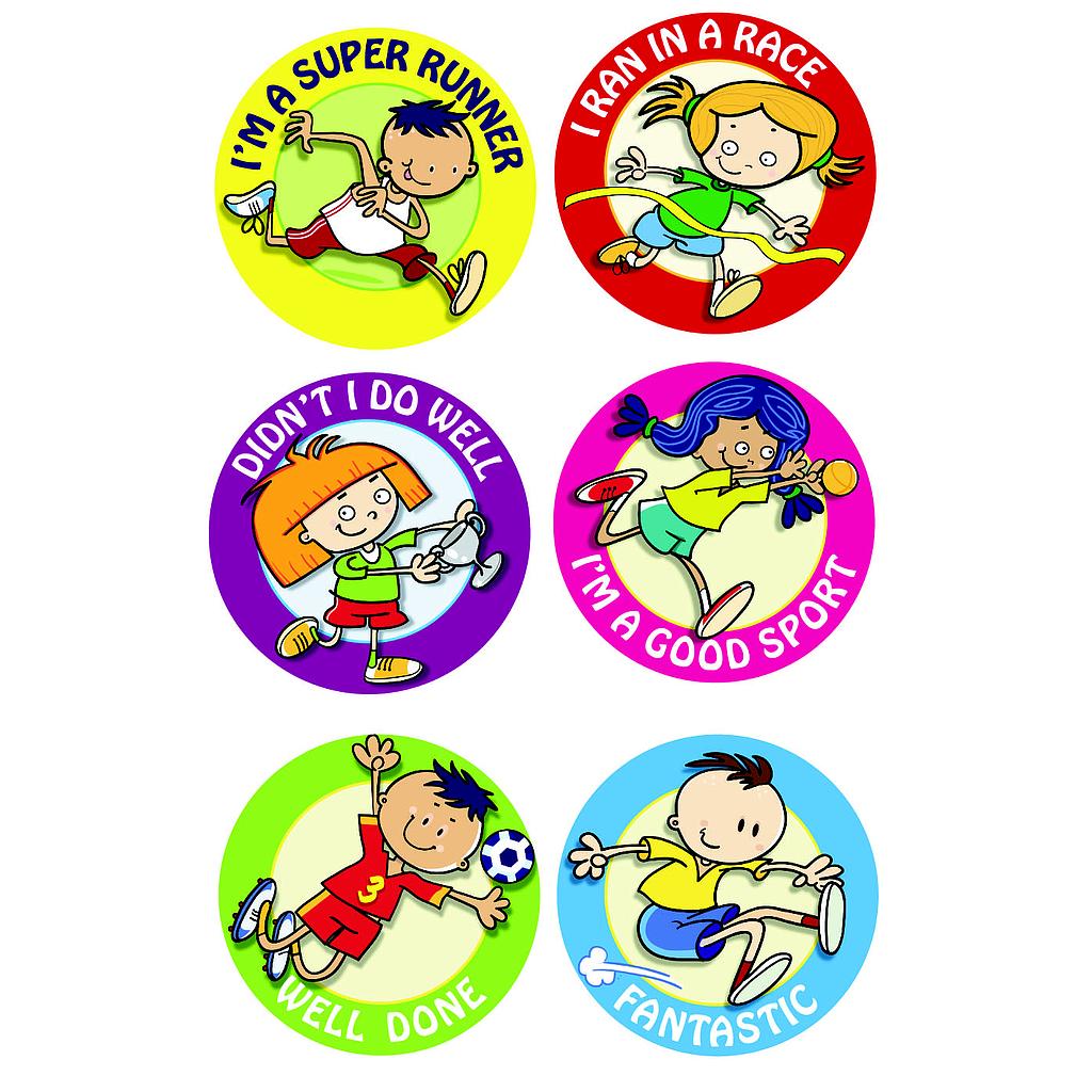 Sporty multipack sticker