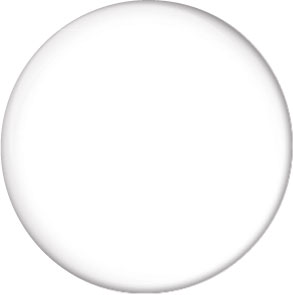 Plain white button badge