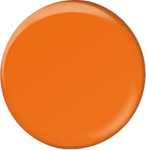 Plain orange button badge