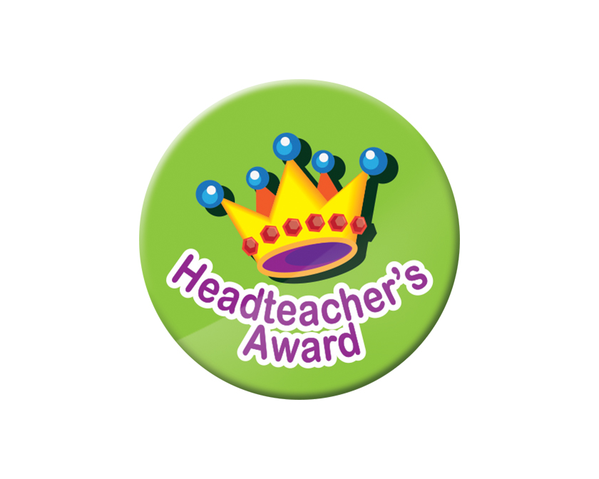 Headteacher's Award Button Badge
