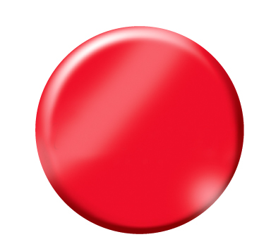 Plain red button badges