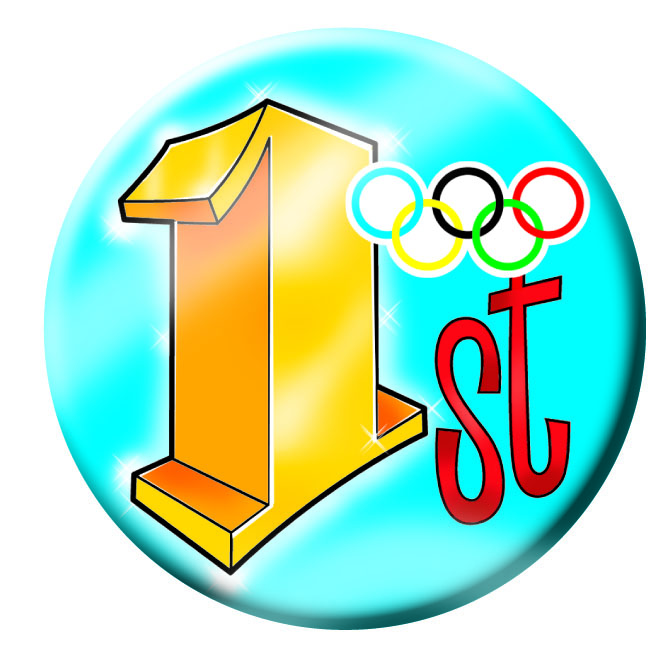 1st button badge